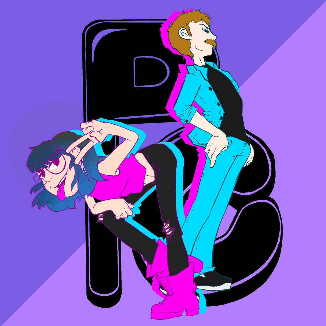 ψ(▼へ▼メ)～→